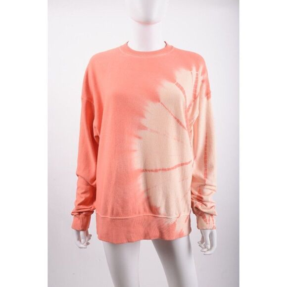 Proenza Schouler White Label Womans Sweatshirt Tie Dye Pink Salmon Size S NWT - Picture 1 of 6